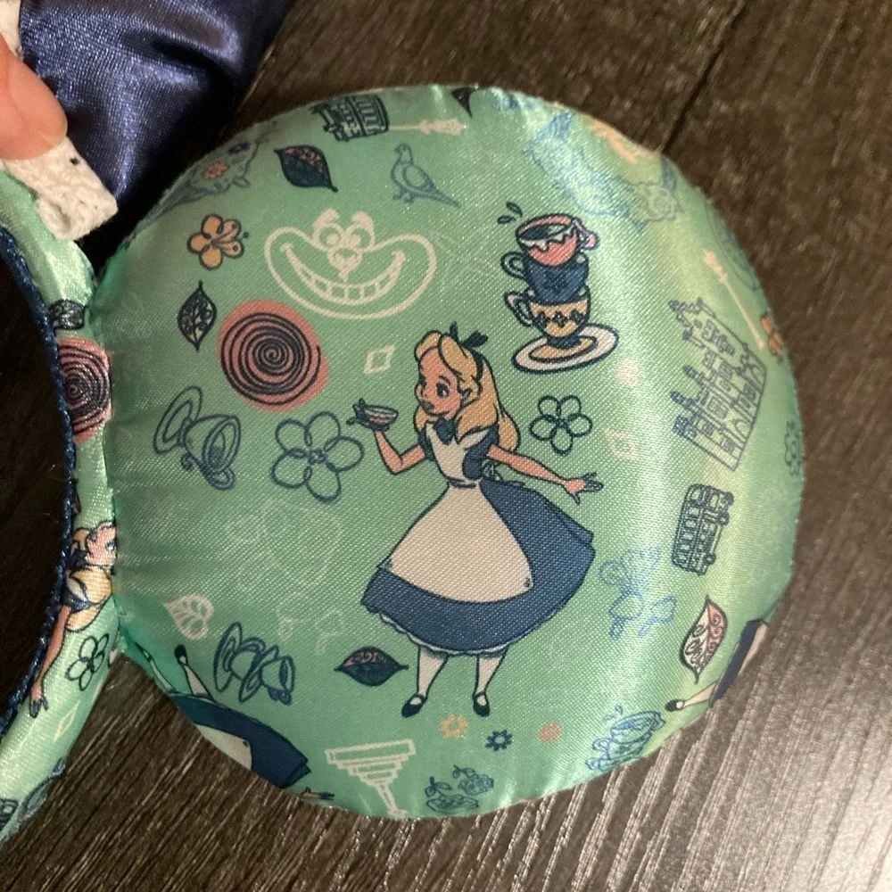 Alice and Wonderland Mickey Mouse Ears headband